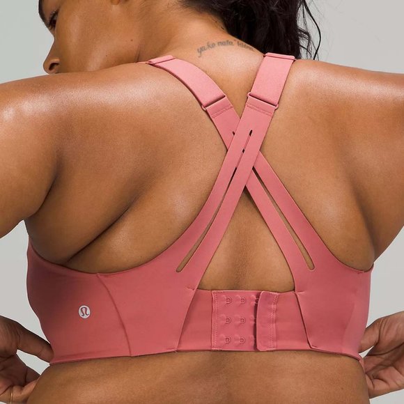 NEW Lululemon Air Support Sports Bra High Support Brier Rose Pink Puff $98 36DDD - Picture 8 of 10